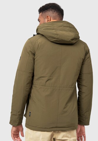 INDICODE JEANS Winter Parka 'Waters' in Green