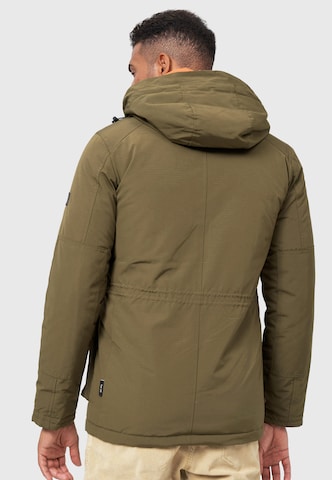 INDICODE JEANS Winterparka 'Waters' in Groen
