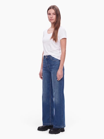 MOS MOSH Wide Leg Jeans 'MMDara Deluxe' i blå