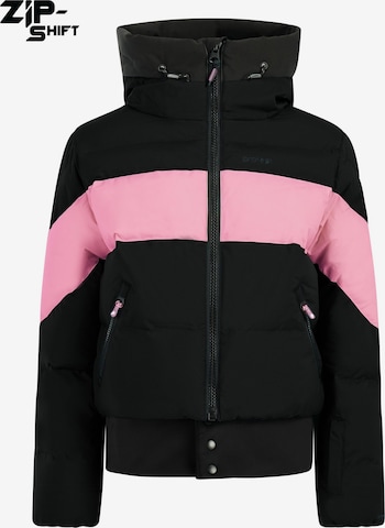 PROTEST Athletic Jacket 'PRTMilla JR' in Black: front