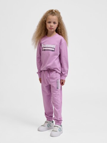 Hummel Tapered Trousers 'Tukas' in Purple