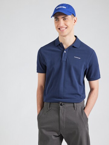 G-STAR Poloshirt 'Oluv' in Blau: Vorderseite