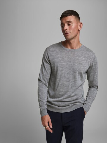 JACK & JONES Regular fit Sweater 'Mark' in Grey