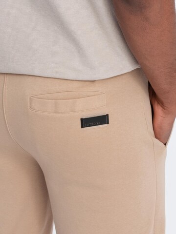 Regular Pantalon Ombre en beige