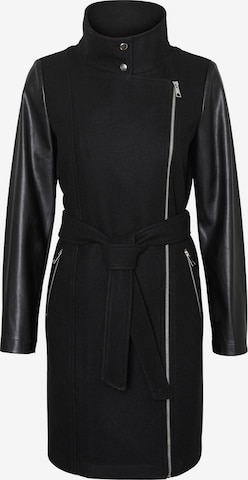 VERO MODA Ανοιξιάτικο και φθινοπωρινό παλτό 'POP NINA' σε μαύρο: μπροστά