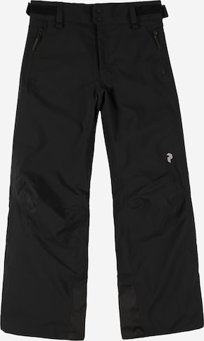 PEAK PERFORMANCE Normální Sportovní kalhoty – černá: přední strana