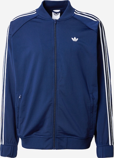 Demisezoninė striukė 'BRITCORE' iš ADIDAS ORIGINALS, spalva – indigo spalva / balta, Prekių apžvalga
