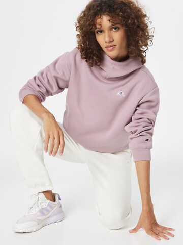 Felpa di Champion Authentic Athletic Apparel in rosa