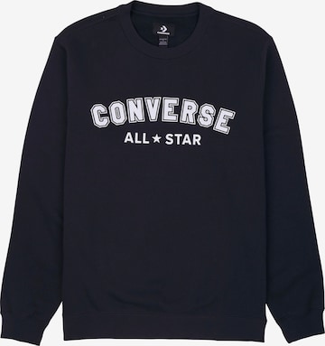 CONVERSE Sweatshirt in Black: front