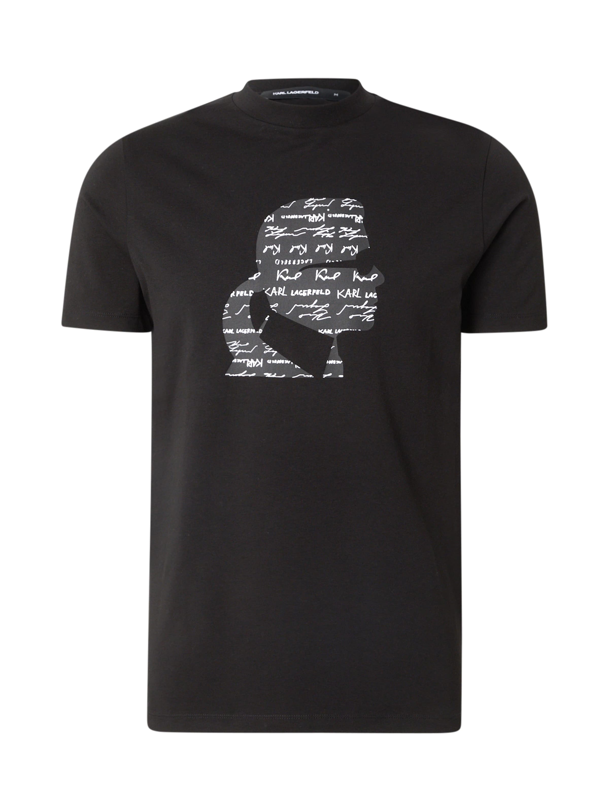 Karl Lagerfeld T-Shirt in Schwarz: Vorderseite