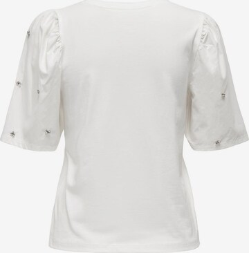 T-shirt 'LINA' ONLY en blanc