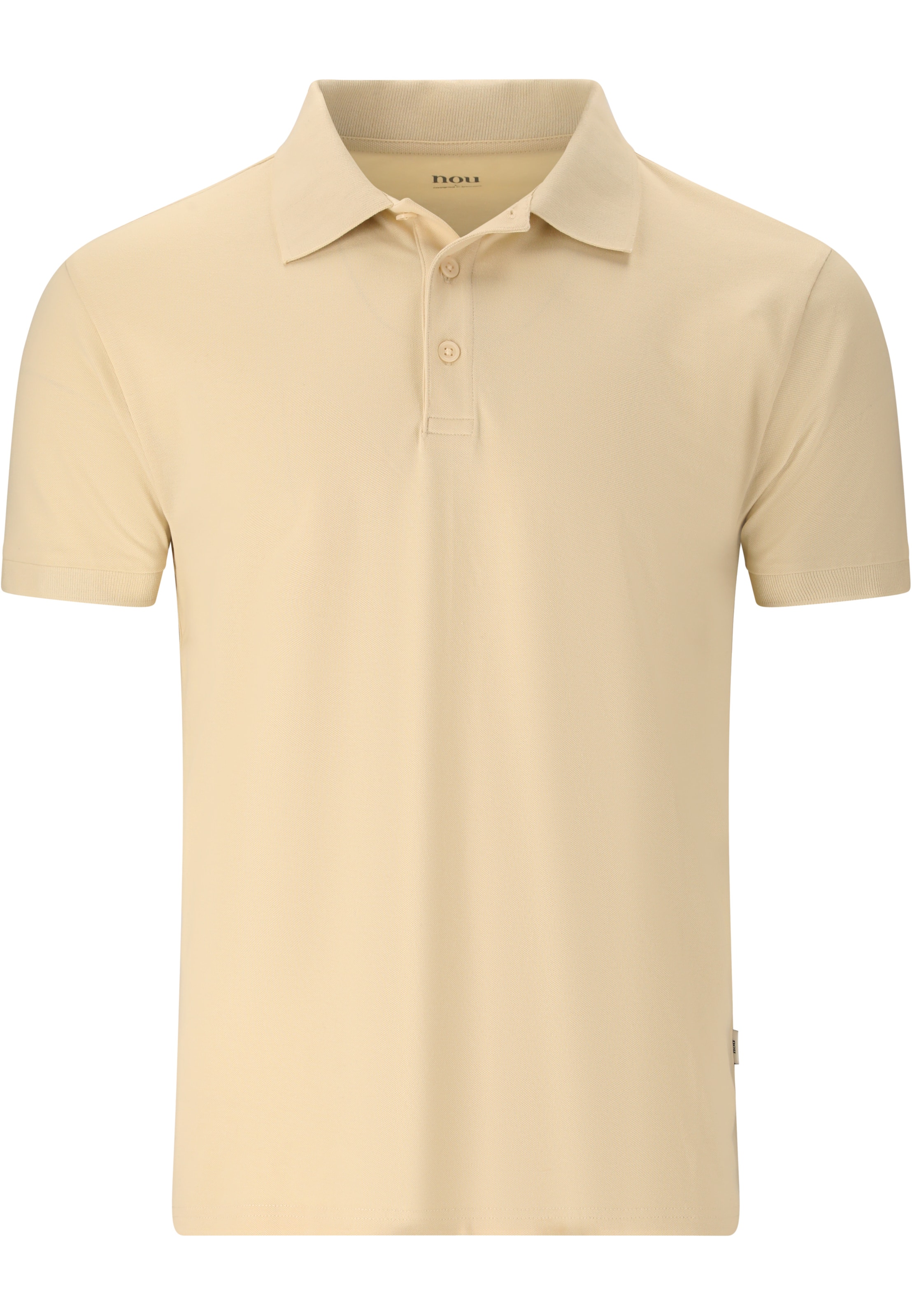 NOU Polohemd 'Harrold V2' in Beige: Vorderseite