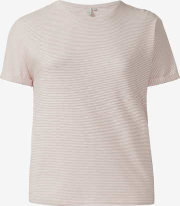QS Shirt in Roze: voorkant