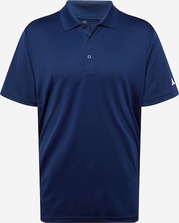 ADIDAS GOLF Performance Shirt in Blue: front