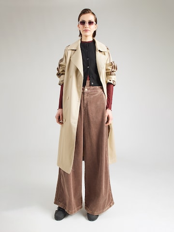 ADIDAS ORIGINALS Широкий Штаны в Коричневый