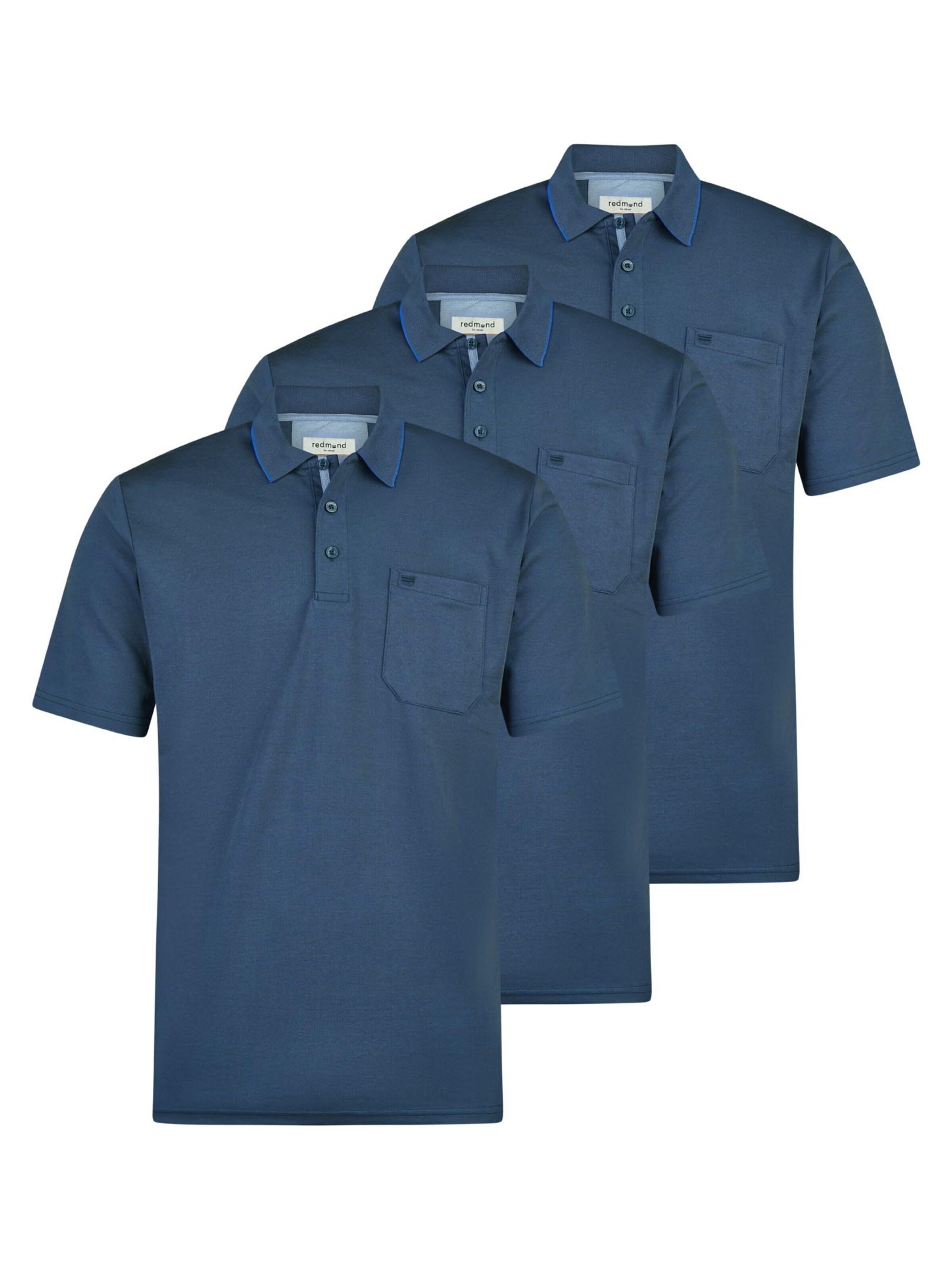 redmond Shirt 'Basic' in Blue: front