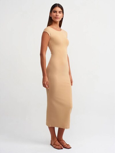 Dilvin Vestido em 40 em camelo, Vista do artigo