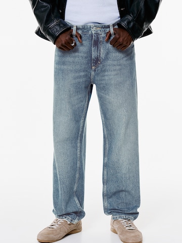 Pull&Bear Loosefit Farmer - kék: elől
