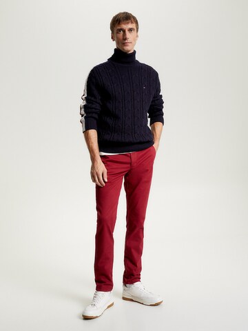 TOMMY HILFIGER Regular Chinohose in Rot