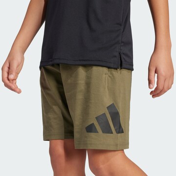 ADIDAS SPORTSWEAR Regular Trousers 'Essentials' in Green