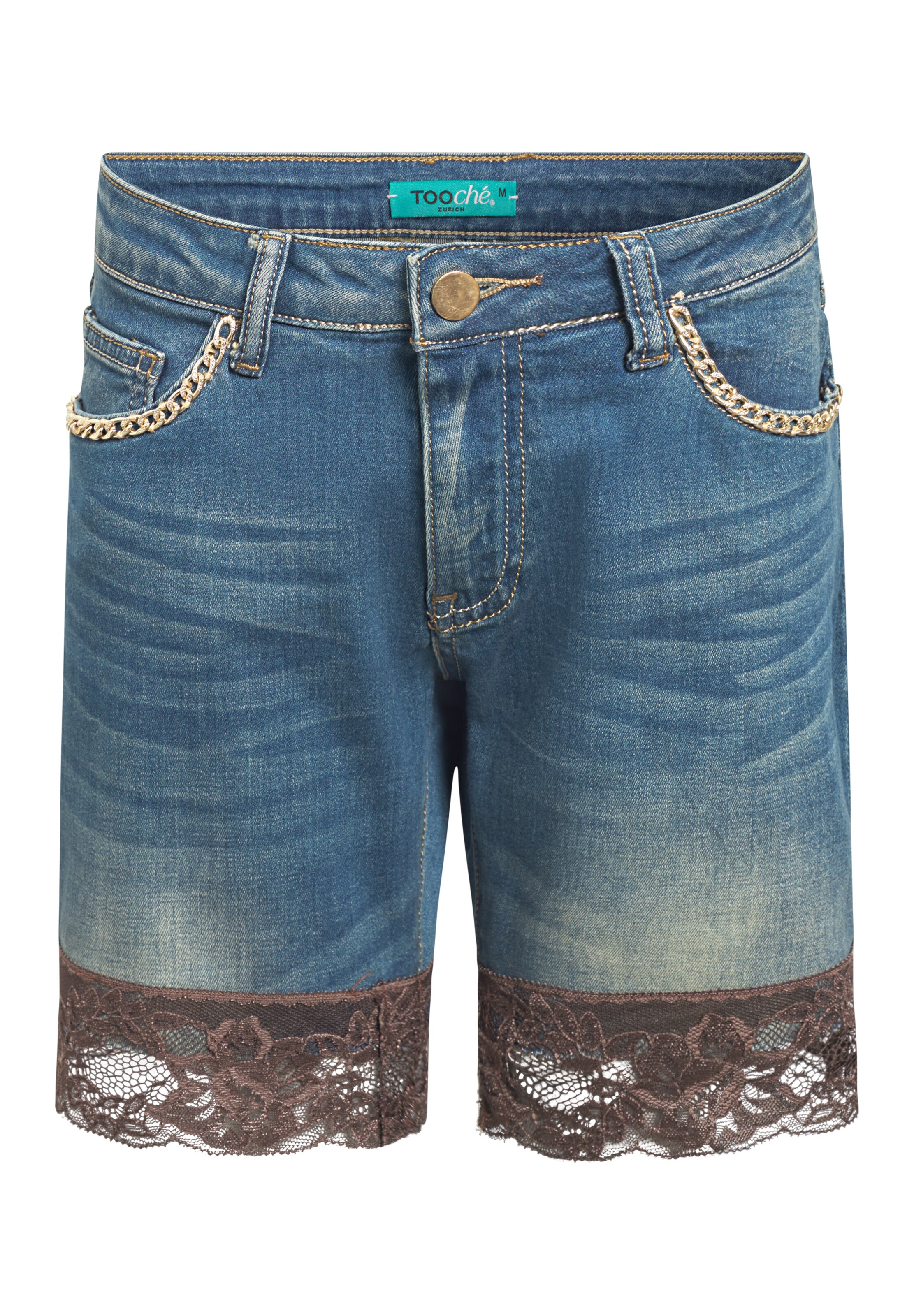 TOOche Regular Shorts in Blau: Vorderseite