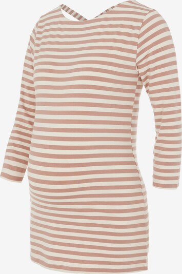 Tricou 'Molly' MAMALICIOUS pe crem / maro caramel, Vizualizare produs