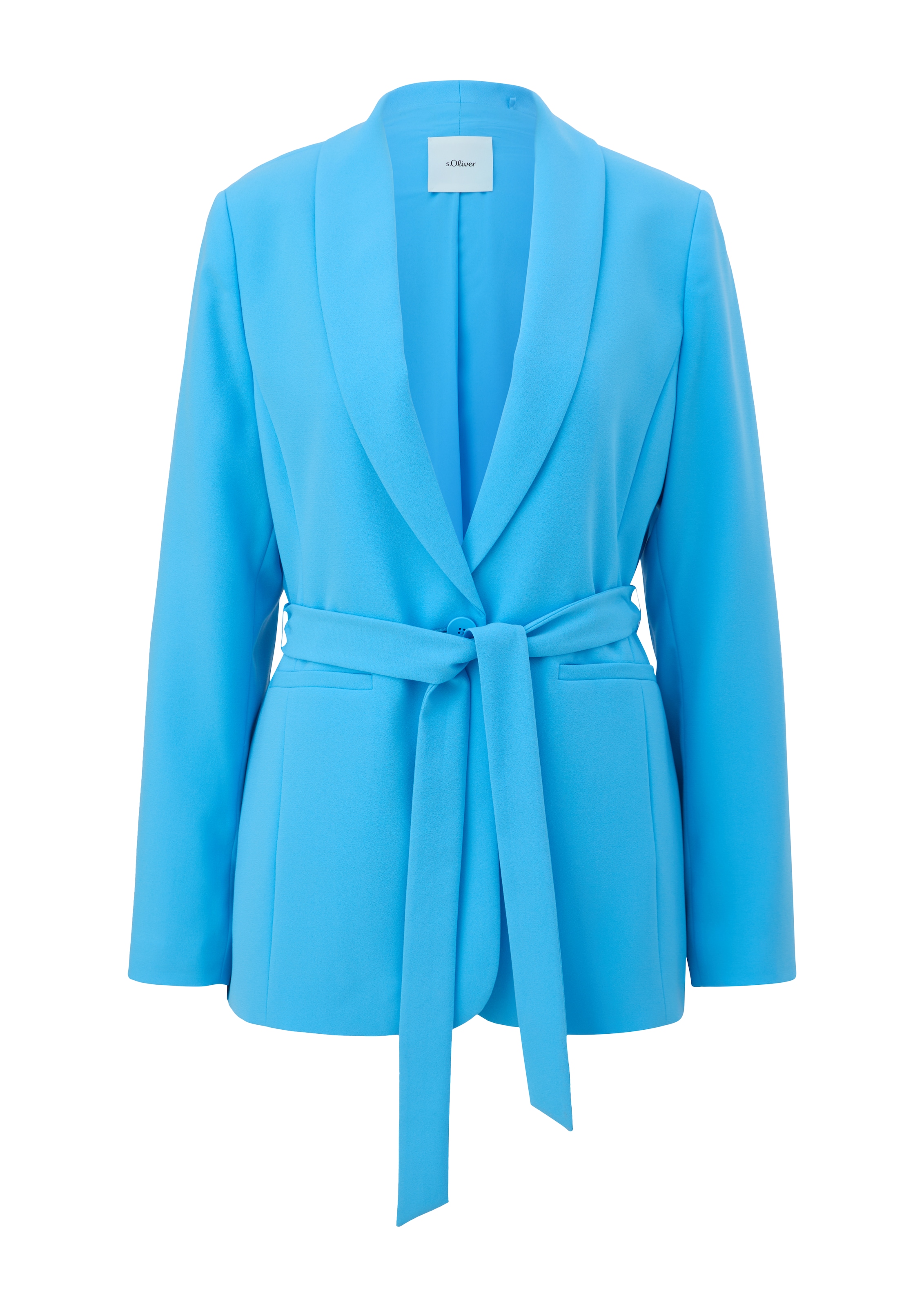 s.Oliver BLACK LABEL Marynarka w kolorze niebieski: przód