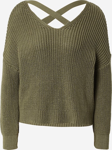 ABOUT YOU Sweater 'Liliana' in Green: front