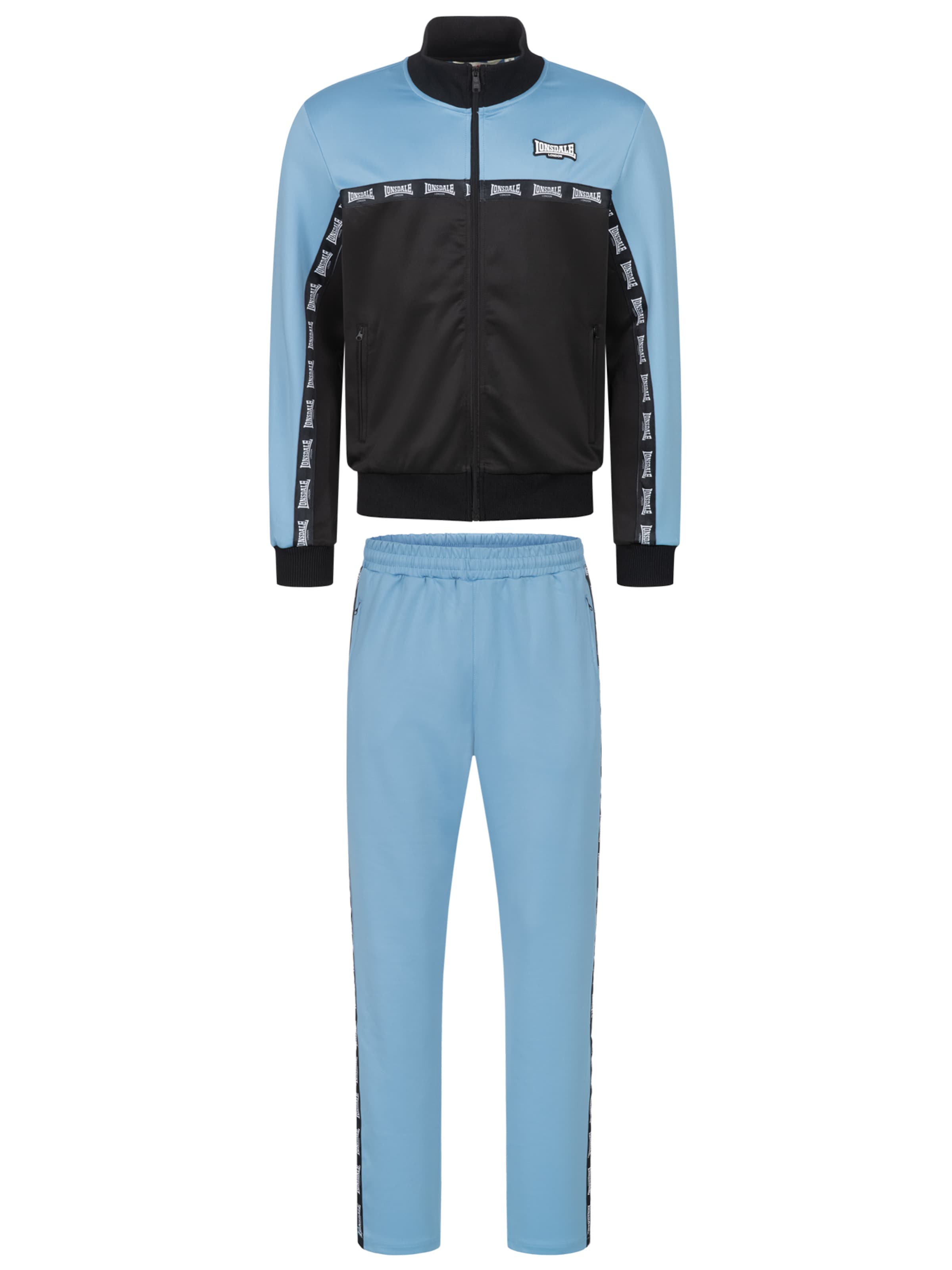 Survêtement 'WOODWICK' LONSDALE en noir : devant