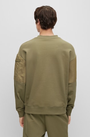 HUGO Sweatshirt 'Dastagno' in Green