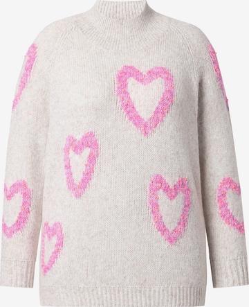 MIAMODA Sweater in White: front