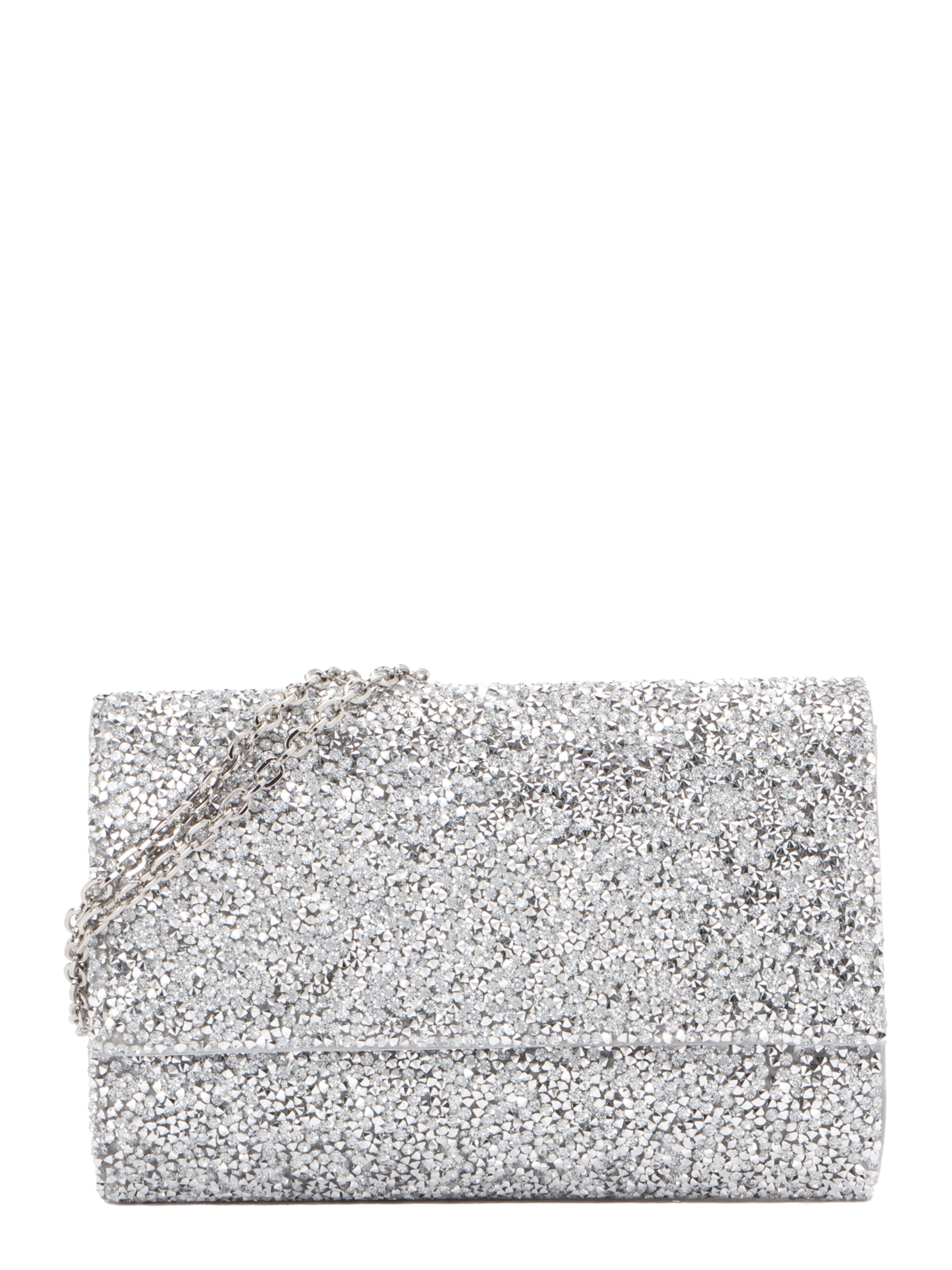 mascara Clutch in One Size in Silver, Item view