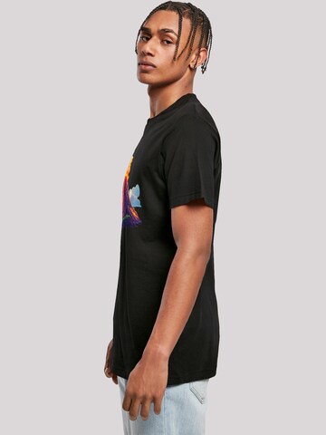 F4NT4STIC Shirt 'Vulkanausbruch' in Zwart