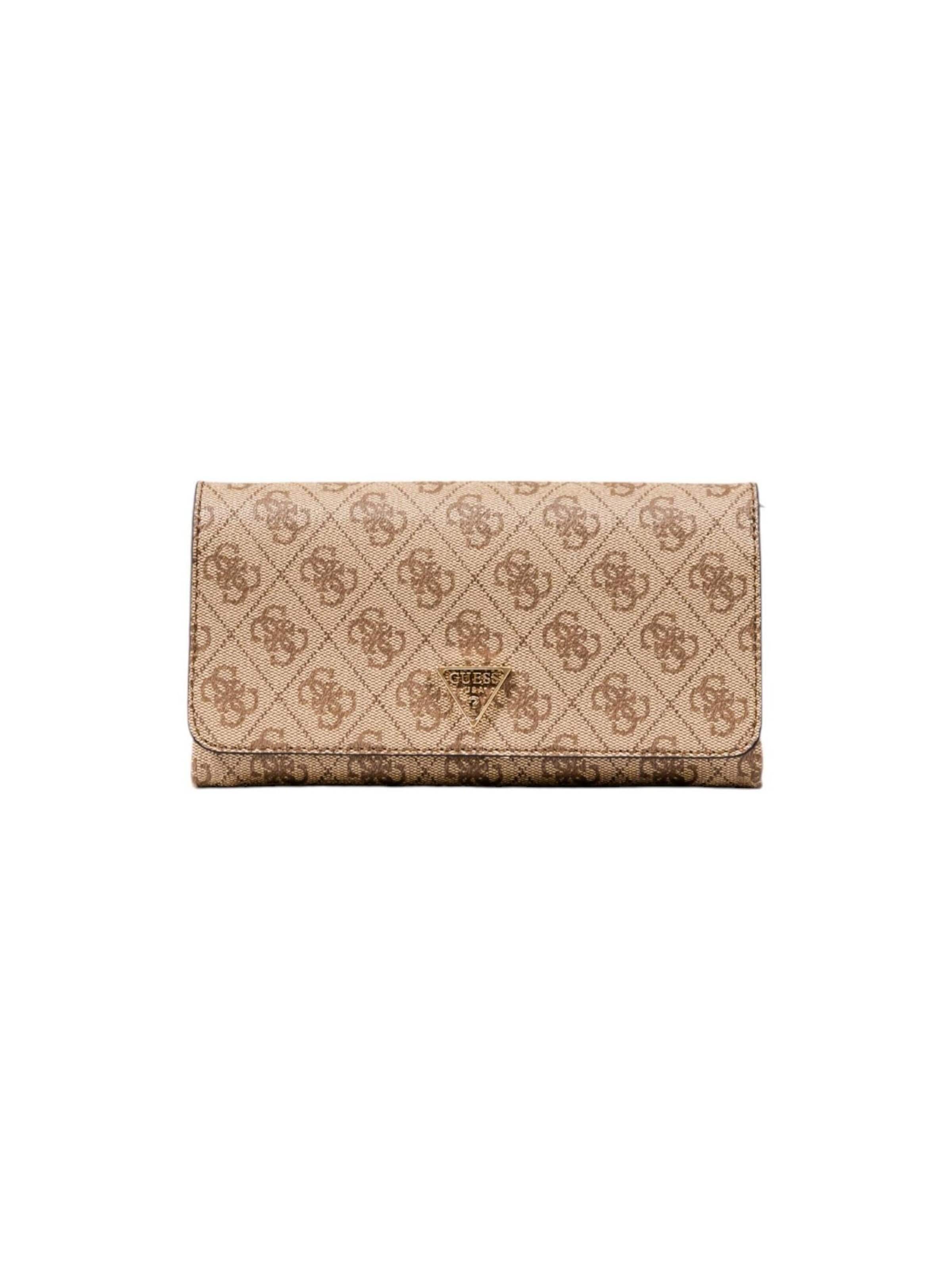 GUESS - Bolso saco 'NOELLE II XBODY FLAP ORGANIZER HWBG96 72750' en beige: frente