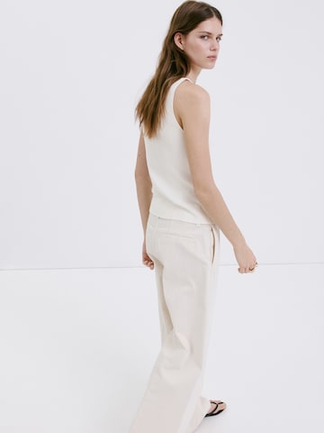 MANGO Stricktop 'SUENYO' in Beige