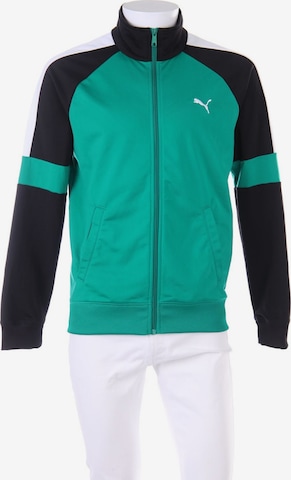 PUMA Trainingsjacke XS in Grün: predná strana