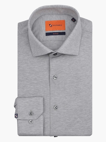 Chemise Suitable en gris : devant