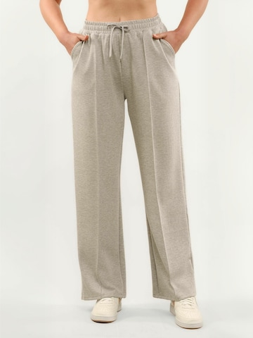 Pantalon 'Henny' Liberte Essentiel en gris : devant