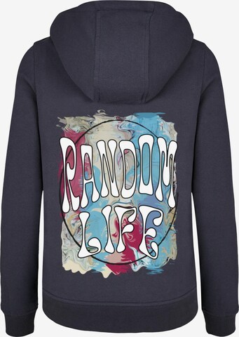Merchcode Sweatshirt 'Random Life' in Blau