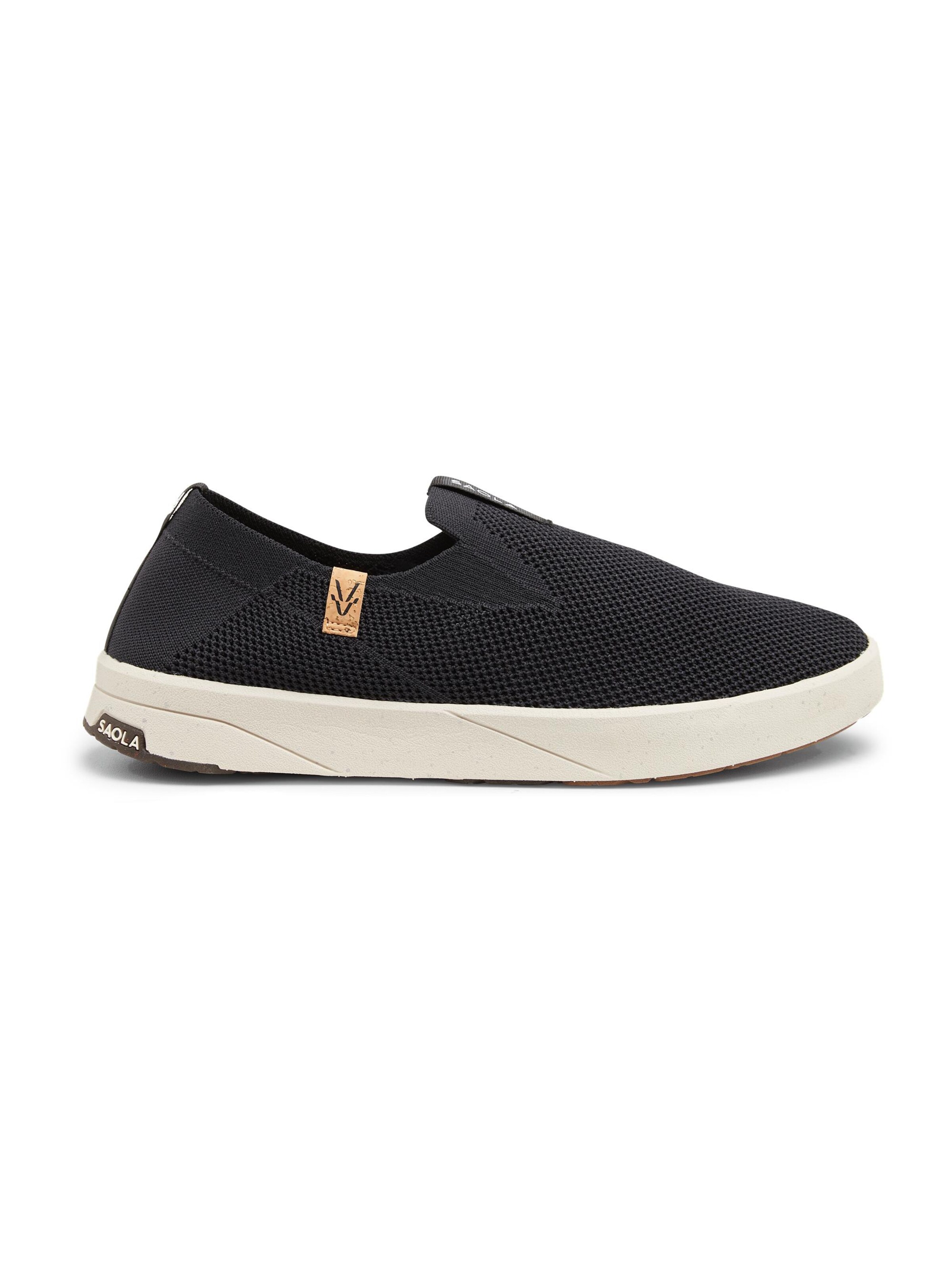 SAOLA Slipper 'Bali M Black'‌‌‌‌‌‌‌‌‌‌ in Schwarz: Vorderseite