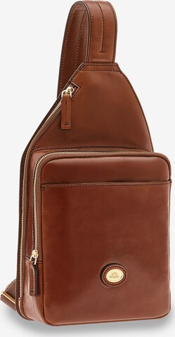 The Bridge Crossbody Bag 'Story Uomo' in Brown: front