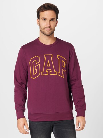 GAP Sweatshirt in Lila: voorkant