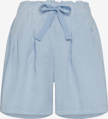 Wide leg Pantaloni con pieghe di DEHA in blu: frontale