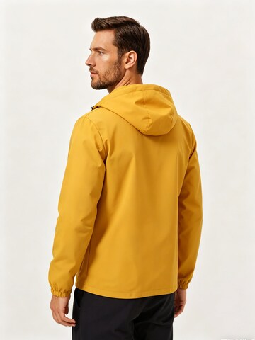 YOUTHUP Athletic Jacket 'Kombi' in Yellow