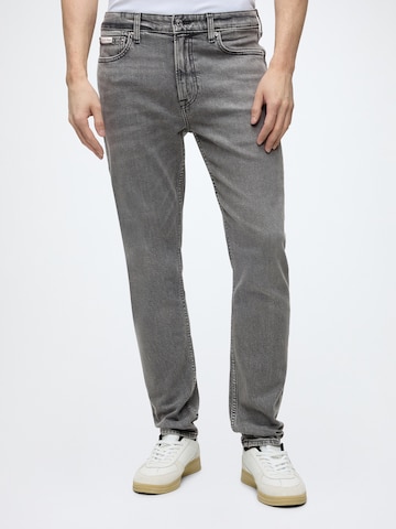 Calvin Klein Jeans Slimfit Τζιν σε γκρι: μπροστά