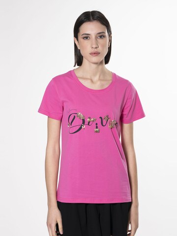 T-shirt 'Dream' Influencer en rose : devant