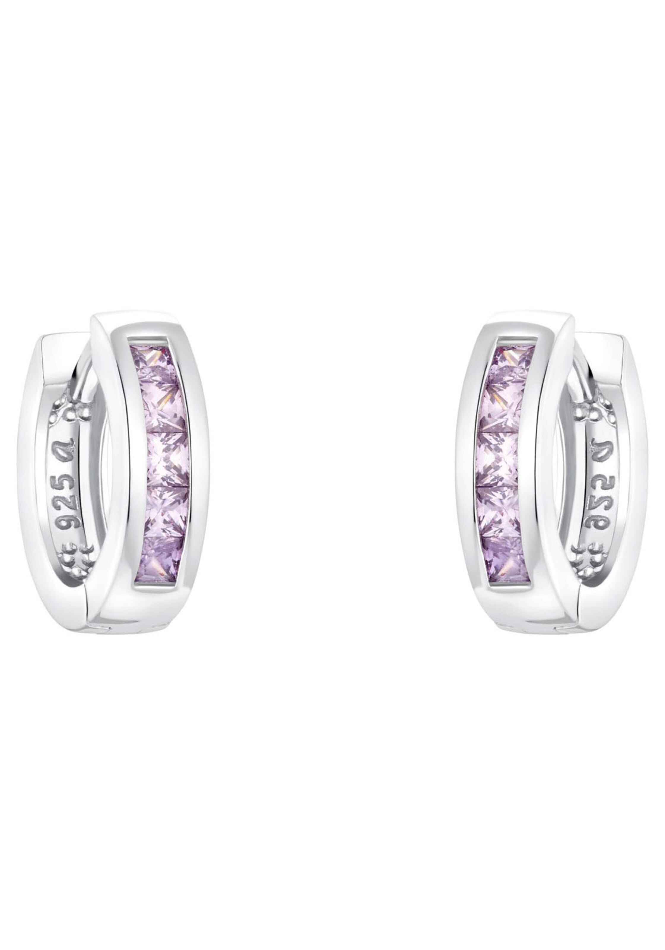 AMOR Earrings in Silver: front