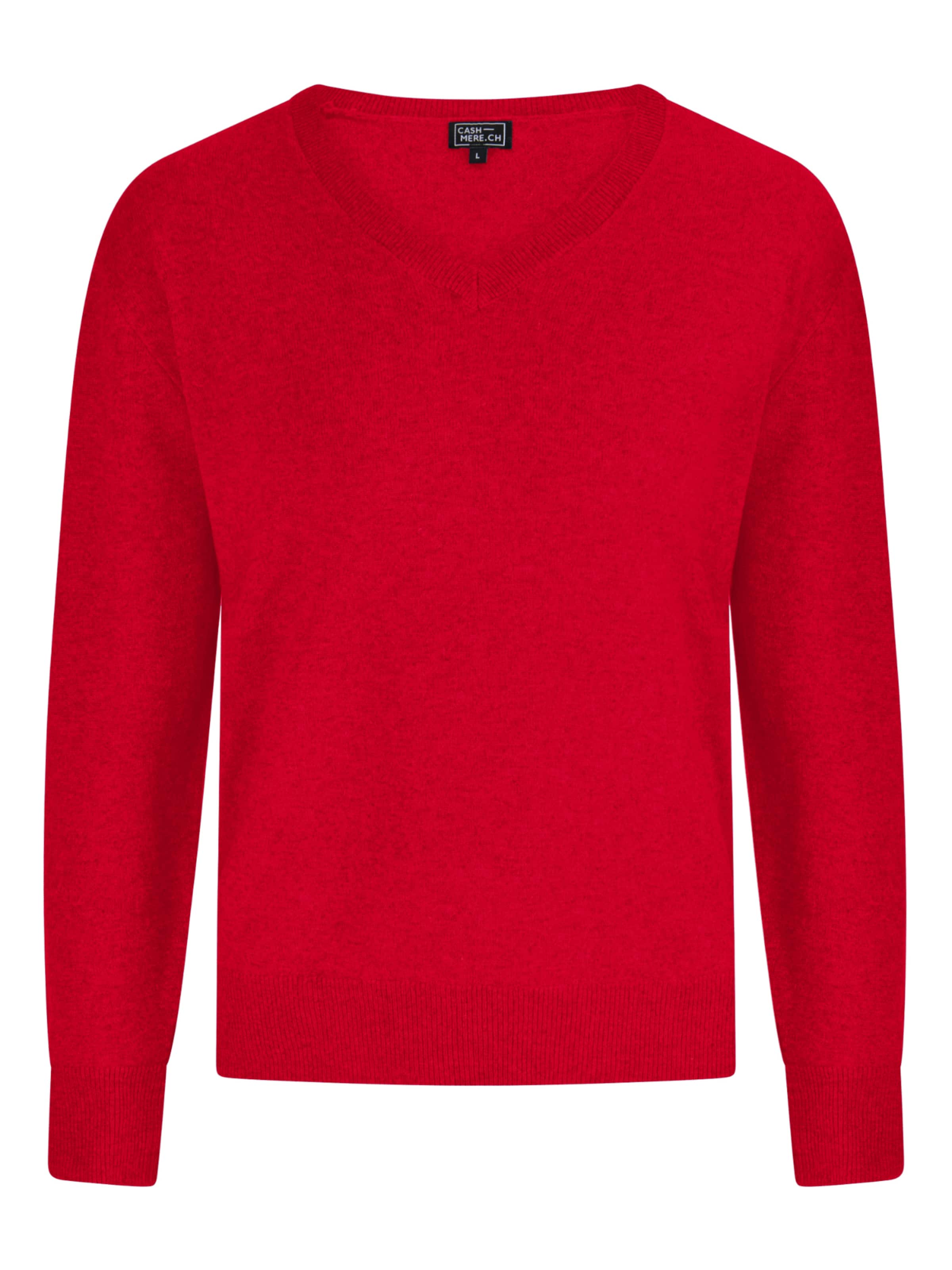 Pullover di CASH-MERE.CH in rosso: frontale