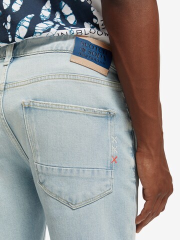 mėlyna SCOTCH & SODA Prigludęs Džinsai 'Skim skinny jeans'