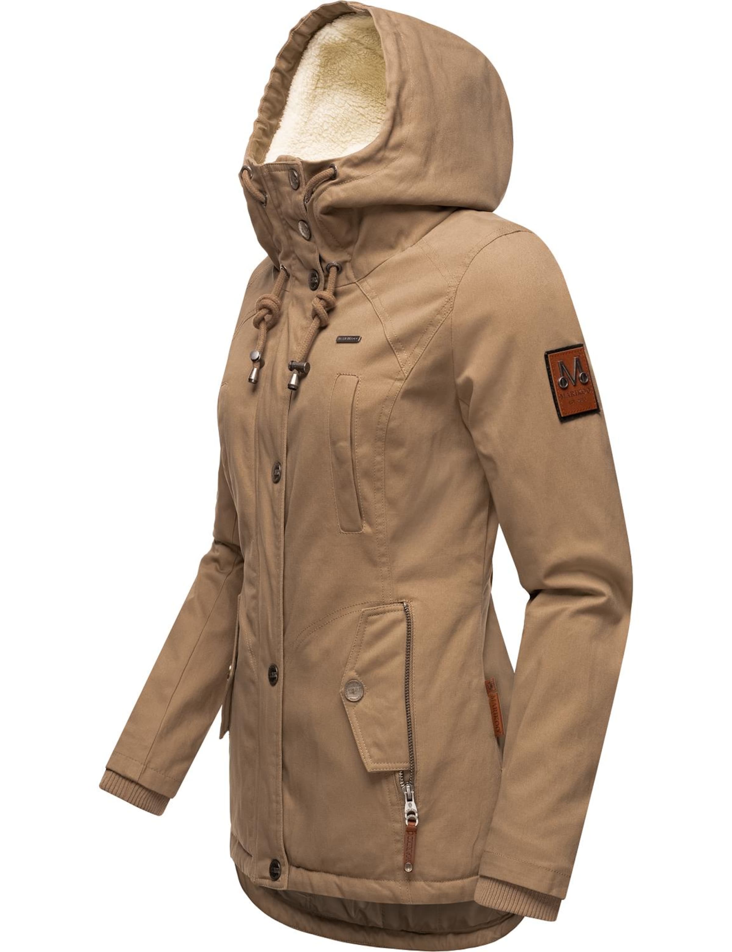 MARIKOO Winter parka 'Bikoo' in Brown